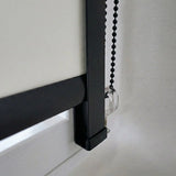 Nedre del av rullgardin med sidoprofil